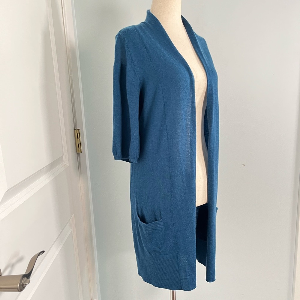 Vince 100% cashmere longline cardigan size S - Picture 7 of 15